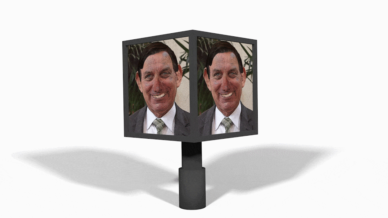 The Eh-Tony Scotland Yard Sign was famous for winning Eh-Tony the support of young voters.